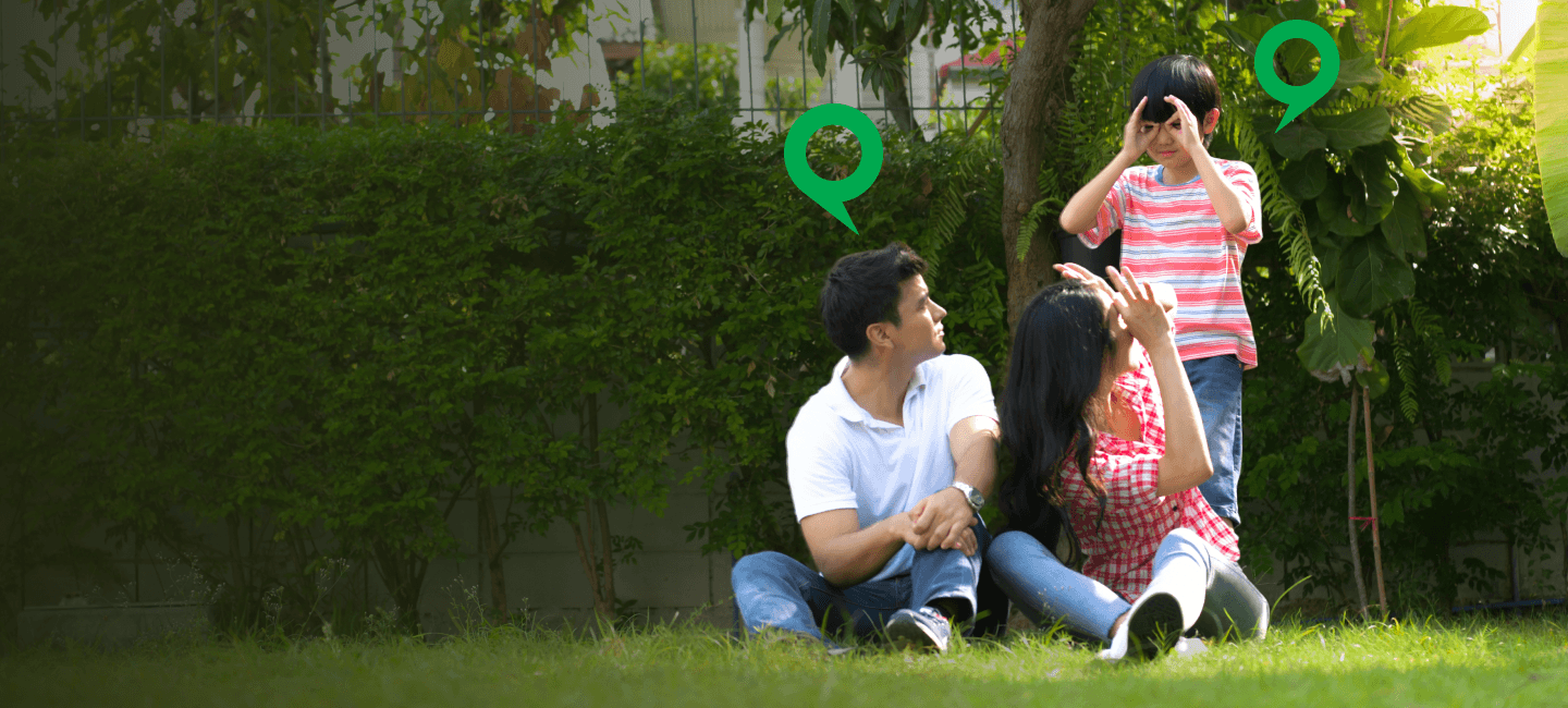 Family enjoying time together outdoors