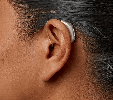 Receiver-in-canal hearing aid
